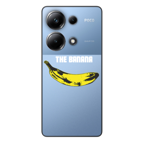Xiaomi Poco M6 Pro 4G The banana Transparent Silicone TPU Θήκη