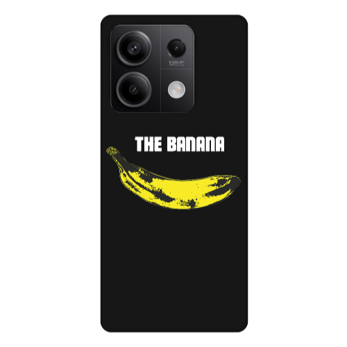 Xiaomi Redmi Note 13Pro 5G The banana Black Colored Silicone TPU Θήκη