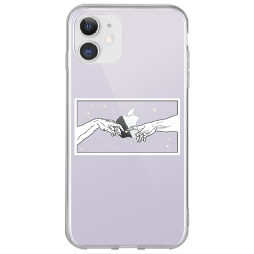 Apple iPhone 12 Touch Transparent Silicone TPU Θήκη
