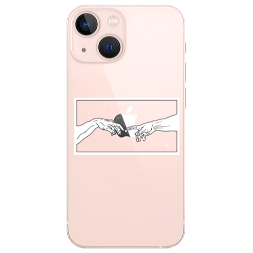 Apple iPhone 13 Touch Transparent Silicone TPU Θήκη