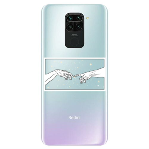 Xiaomi Redmi Note 9 Touch Transparent Silicone TPU Θήκη