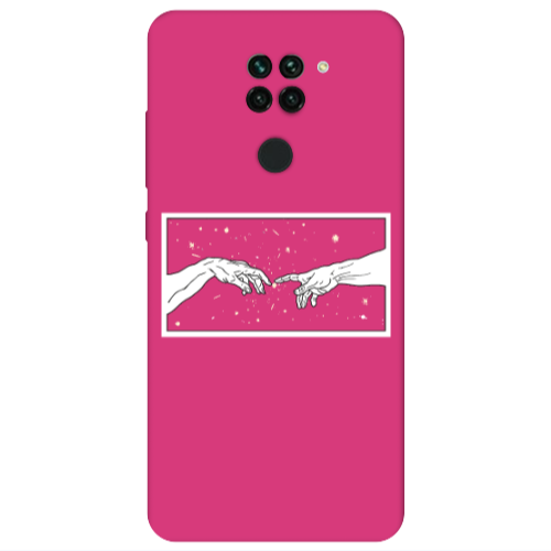 Xiaomi Redmi Note 9 Touch Fuchsia Colored Silicone TPU Θήκη