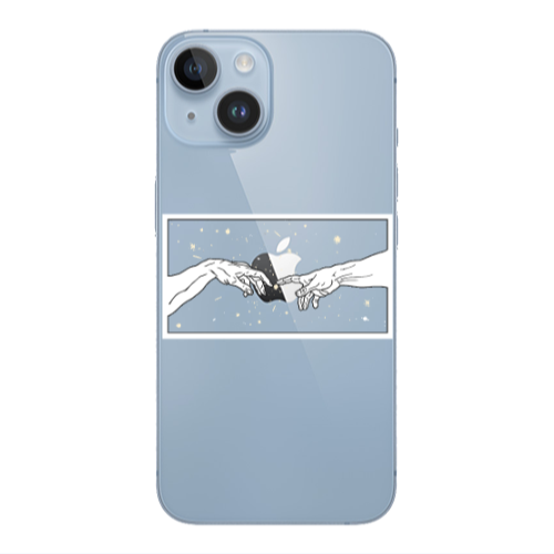 Apple iPhone 14  Touch Transparent Silicone TPU Θήκη