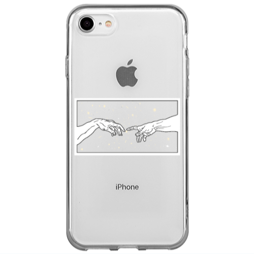 Apple iPhone 7 Touch Transparent Silicone TPU Θήκη
