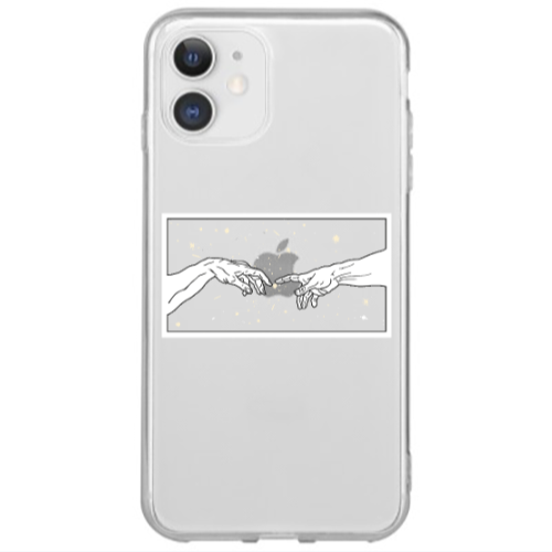 Apple iPhone 12 Mini Touch Transparent Silicone TPU Θήκη