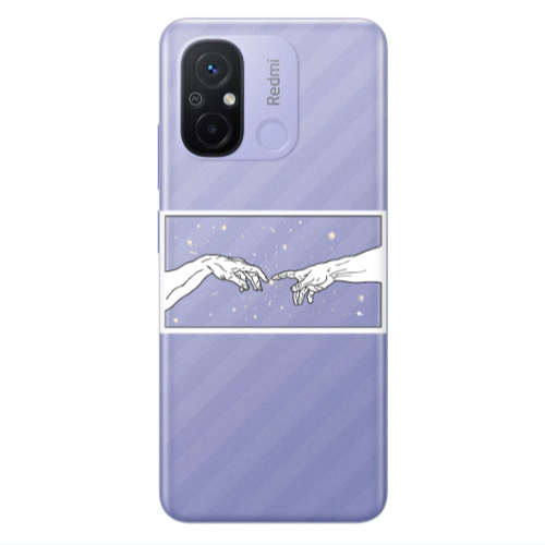 Xiaomi Redmi 12C Touch Transparent Silicone TPU Θήκη