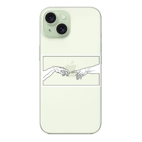 Apple iPhone 15 Touch Transparent Silicone TPU Θήκη
