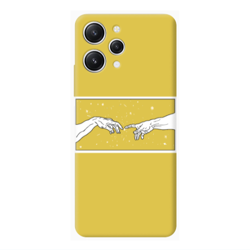 Xiaomi Redmi 12 Touch Yellow Colored Silicone TPU Θήκη