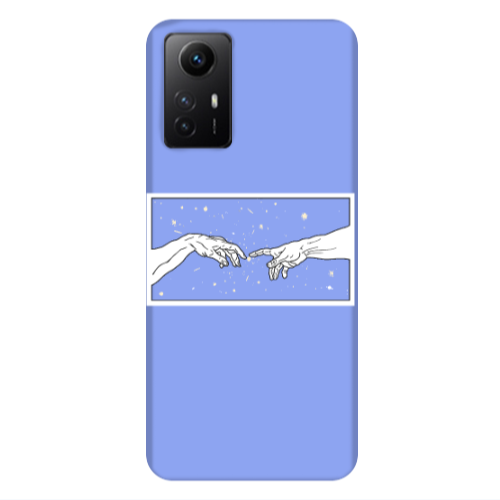 Xiaomi Redmi Note 12s Touch Light Purple Colored Silicone TPU Θήκη