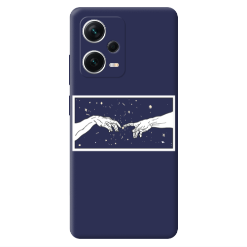 Xiaomi Poco X5 Touch Dark blue Colored Silicone TPU Θήκη