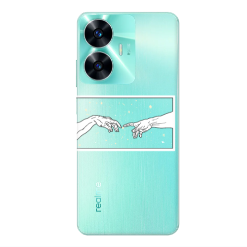 Realme C55 Touch Transparent Silicone TPU Θήκη