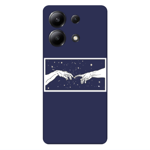Xiaomi Redmi Note 13 4G Touch Dark blue Colored Silicone TPU Θήκη