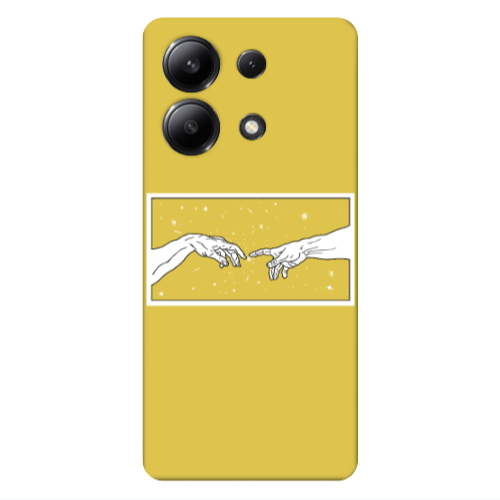 Xiaomi Redmi Note 13 4G Touch Yellow Colored Silicone TPU Θήκη