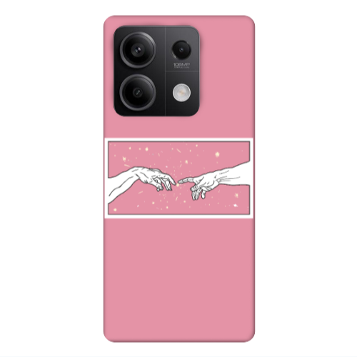 Xiaomi Redmi Note 13Pro 5G Touch Pink Colored Silicone TPU Θήκη