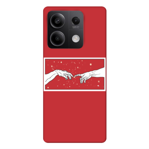 Xiaomi Redmi Note 13Pro 5G Touch Red Colored Silicone TPU Θήκη