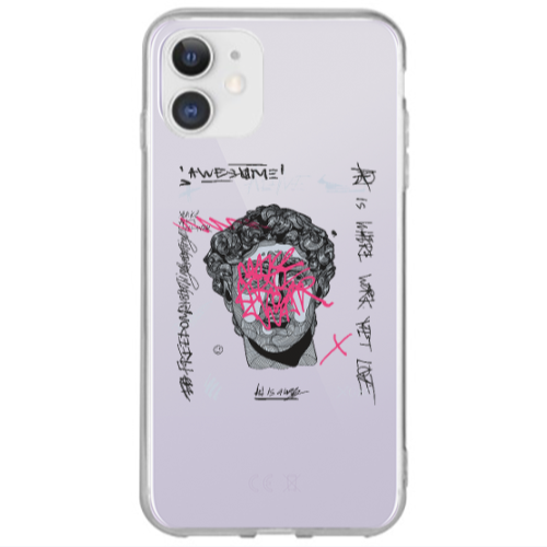Apple iPhone 12 Yet Transparent Silicone TPU Θήκη