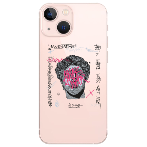 Apple iPhone 13 Yet Transparent Silicone TPU Θήκη
