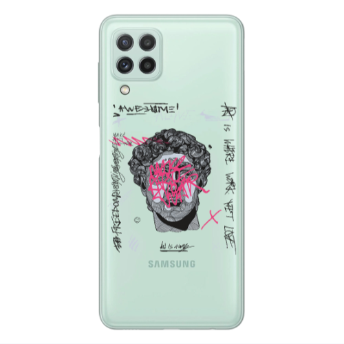 Samsung A22 4G Yet Transparent Silicone TPU Θήκη