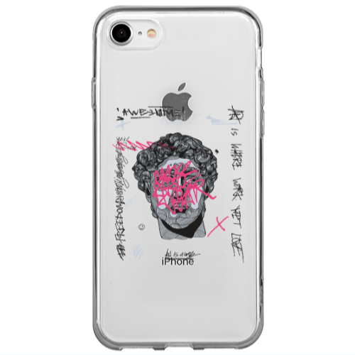Apple iPhone 7 Yet Transparent Silicone TPU Θήκη