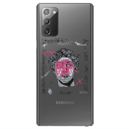 Samsung Note 20 Yet Transparent Silicone TPU Θήκη