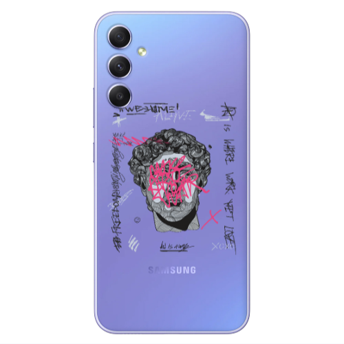 Samsung A34 Yet Transparent Silicone TPU Θήκη