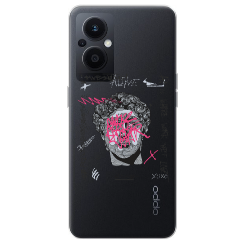 Oppo Reno 7 Lite Yet Transparent Silicone TPU Θήκη