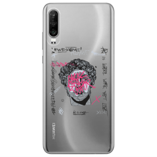 Huawei P30 Yet Transparent Silicone TPU Θήκη