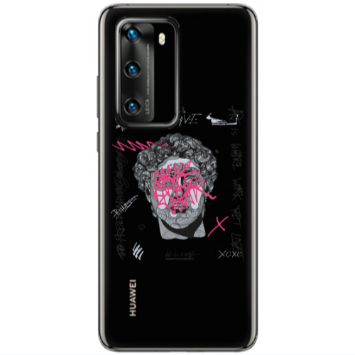 Huawei P40 Yet Transparent Silicone TPU Θήκη