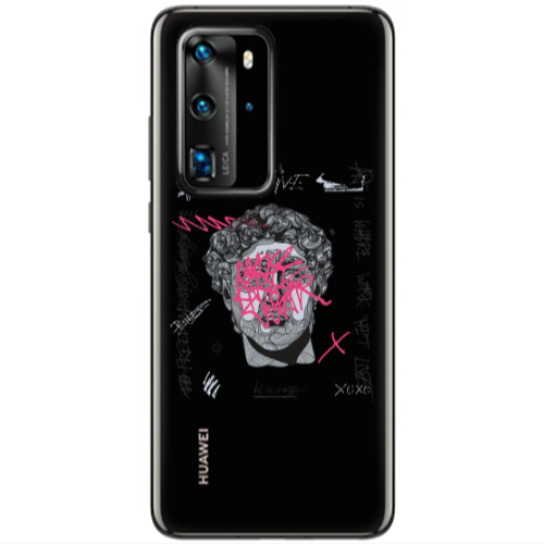 Huawei P40 Pro Yet Transparent Silicone TPU Θήκη