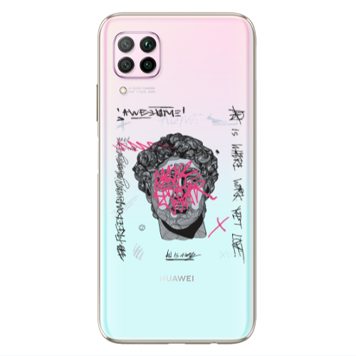 Huawei P40 Lite Yet Transparent Silicone TPU Θήκη