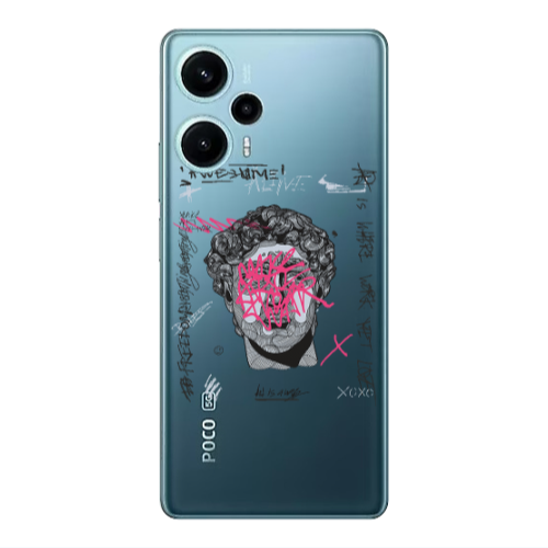 Xiaomi Poco F5 Yet Transparent Silicone TPU Θήκη