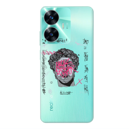 Realme C55 Yet Transparent Silicone TPU Θήκη