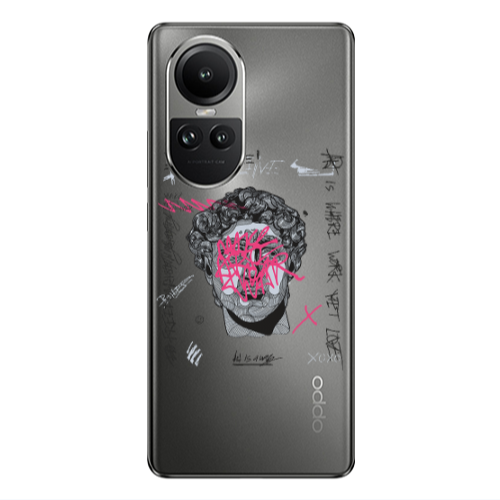 Oppo Reno10 5G Yet Transparent Silicone TPU Θήκη