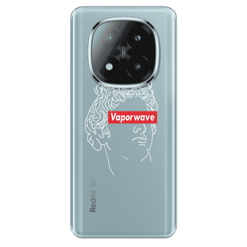 Xiaomi Redmi Note 14 Pro + 5g Vaporwave Transparent Silicone TPU Θήκη