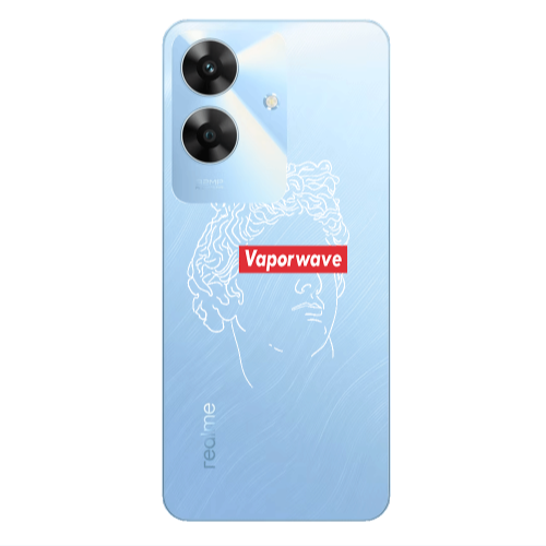 Realme Note 60 Vaporwave Transparent Silicone TPU Θήκη