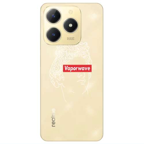 Realme C61 Vaporwave Transparent Silicone TPU Θήκη