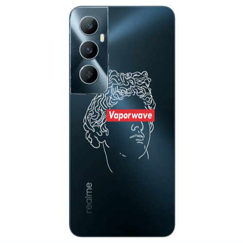 Realme C65 Vaporwave Transparent Silicone TPU Θήκη