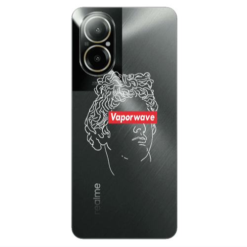 Realme C67 Vaporwave Transparent Silicone TPU Θήκη