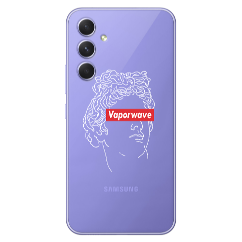 Samsung A56 Vaporwave Transparent Silicone TPU Θήκη