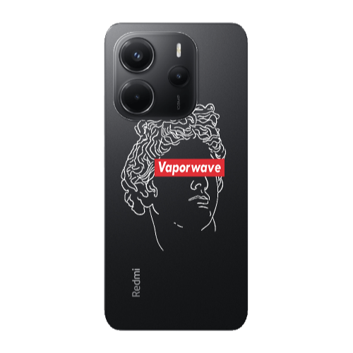 Xiaomi Redmi Note 14 Vaporwave Transparent Silicone TPU Θήκη