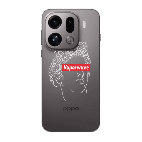 Oppo Find X9 Pro Vaporwave Transparent Silicone TPU Θήκη