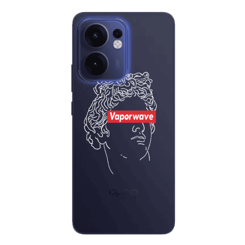 Oppo Reno13 FS Vaporwave Transparent Silicone TPU Θήκη