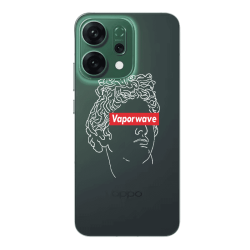 Oppo RENO 14 Vaporwave Transparent Silicone TPU Θήκη