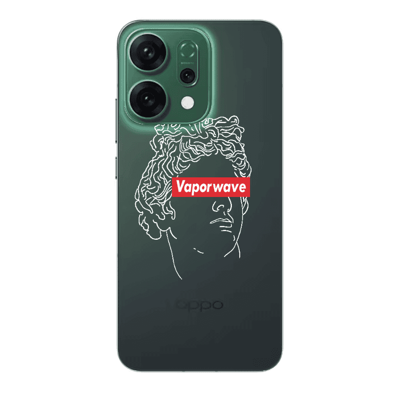 Oppo RENO 14 Vaporwave Transparent Silicone TPU Θήκη
