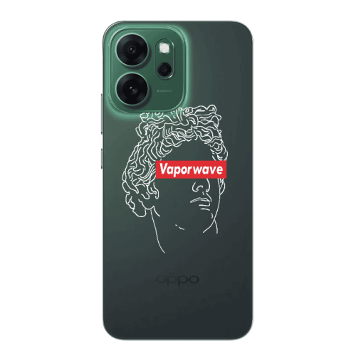 Oppo 14 F Vaporwave Transparent Silicone TPU Θήκη