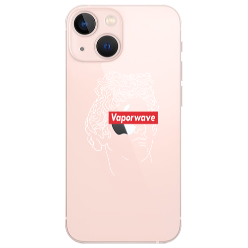 Apple iPhone 13 Vaporwave Transparent Silicone TPU Θήκη
