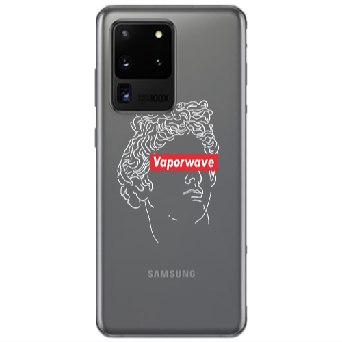 Samsung S20 Ultra Vaporwave Transparent Silicone TPU Θήκη