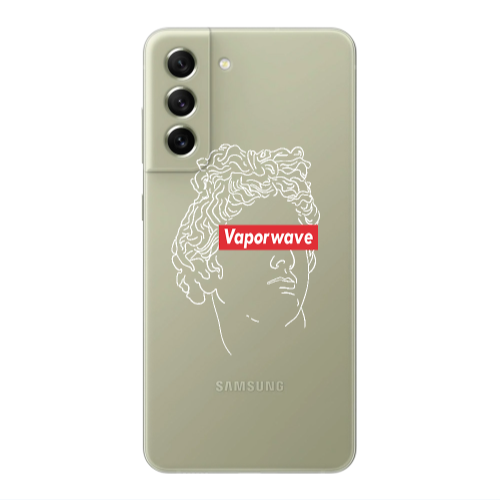Samsung S21 Vaporwave Transparent Silicone TPU Θήκη