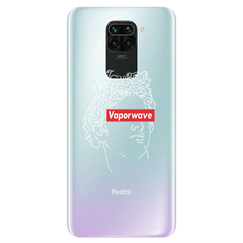 Xiaomi Redmi Note 9 Vaporwave Transparent Silicone TPU Θήκη