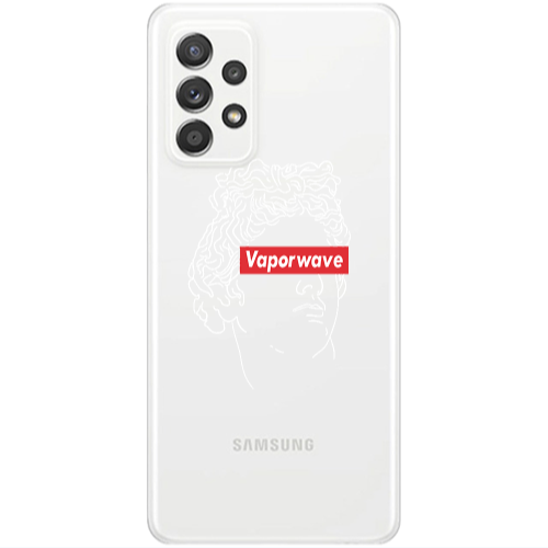 Samsung A53 Vaporwave Transparent Silicone TPU Θήκη